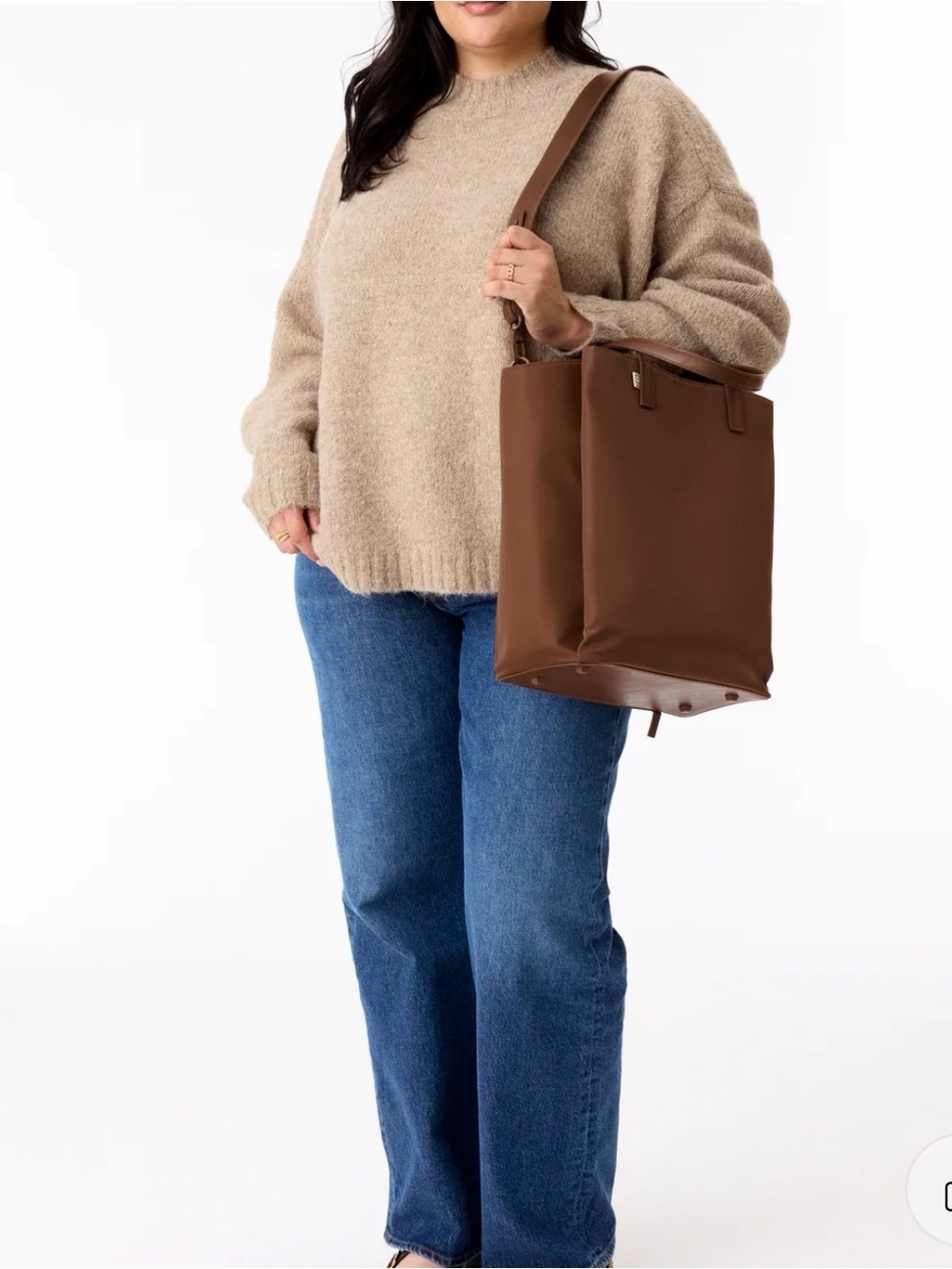 Beis Commuter Tote in Maple - Picture 3 of 12
